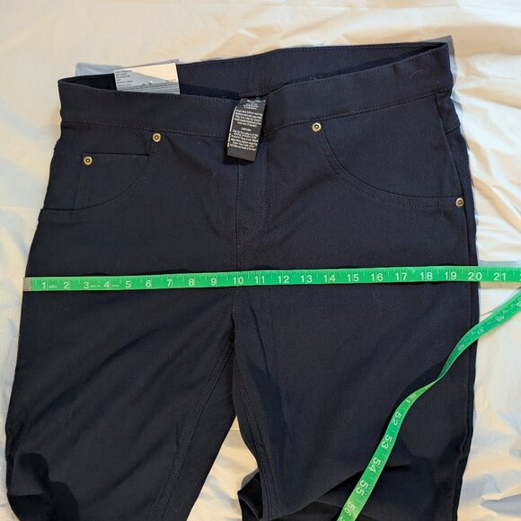 NWT Fleece Line Jeggings Dark Blue Womens Size 16 - Picture 6 of 11